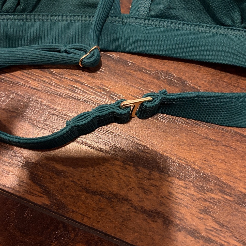 Shade&Shore Medium Green swim Top NWT **$1 if you buy w/ a regular priced item** - Picture 5 of 6